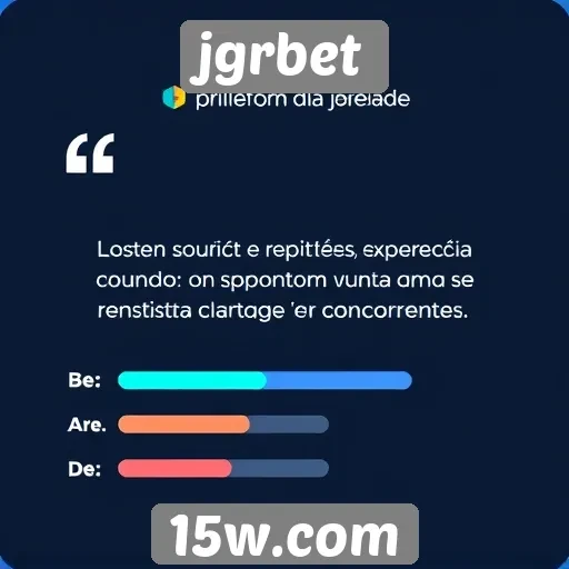 Avaliação da experiência do usuário no site jgrbet